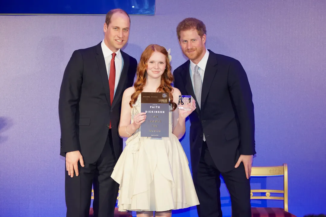 Twenty outstanding young people from across the world presented with legacy award in memory of Princess Diana